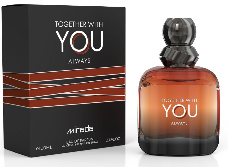 Парфюмерная вода для мужчин TOGETHER WITH YOU ALWAYS Mirada, 100 мл.  
