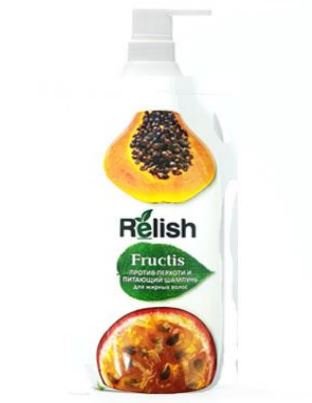 Шампунь ПАПАЙЯ ПРОТИВ ПЕРХОТИ И ПИТАЮЩИЙ ВОЛОСЫ RELISH FRUСTIS, 1000 мл 