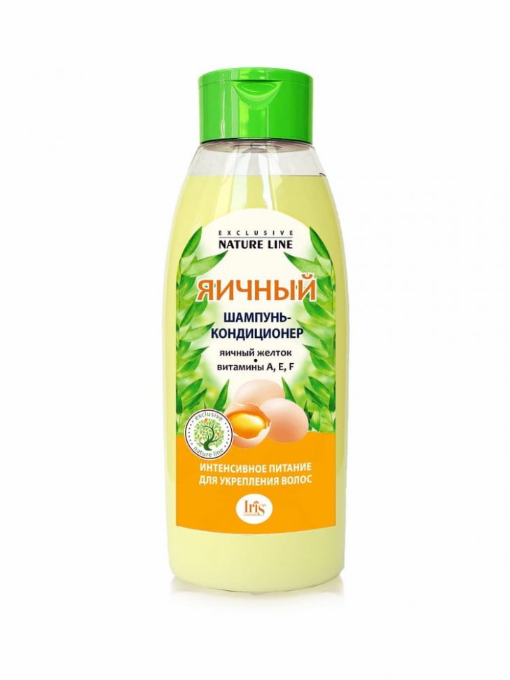 Шампунь-кондиционер "Яичный" EXCLUSIVE NATURE LINE Iris, 520 мл 