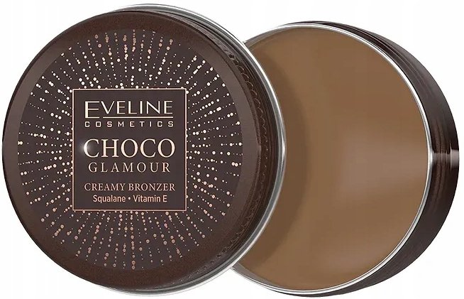 Кремовый бронзер для лица тон 01 Choco Glamour Eveline, 20 гр 