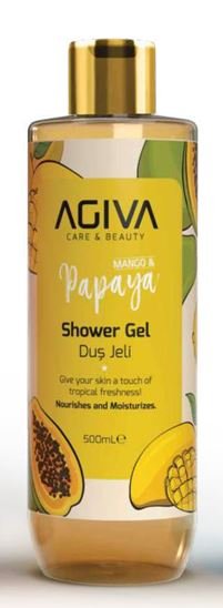 Гель для душа MANGO PAPAYA CARE&BEAUTY AGİVA, 500 мл