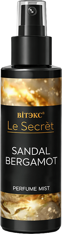 Парфюм-мист для тела и волос SANDAL BERGAMOT Le secret Витэкс, 100 мл