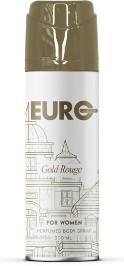 Дезодорант женский "GOLD ROUGE" EURO COLLECTION ATAK, 200 мл.    