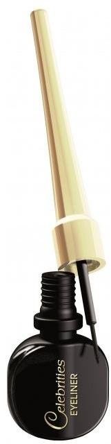 Водостойкая подводка для глаз Celebrities Eyeliner Black Eveline, 3 мл
