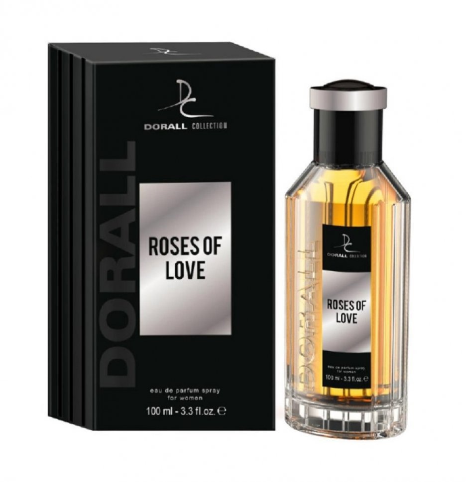 Туалетная вода для женщин ROSES OF LOVE Dorall Collection, 100 мл