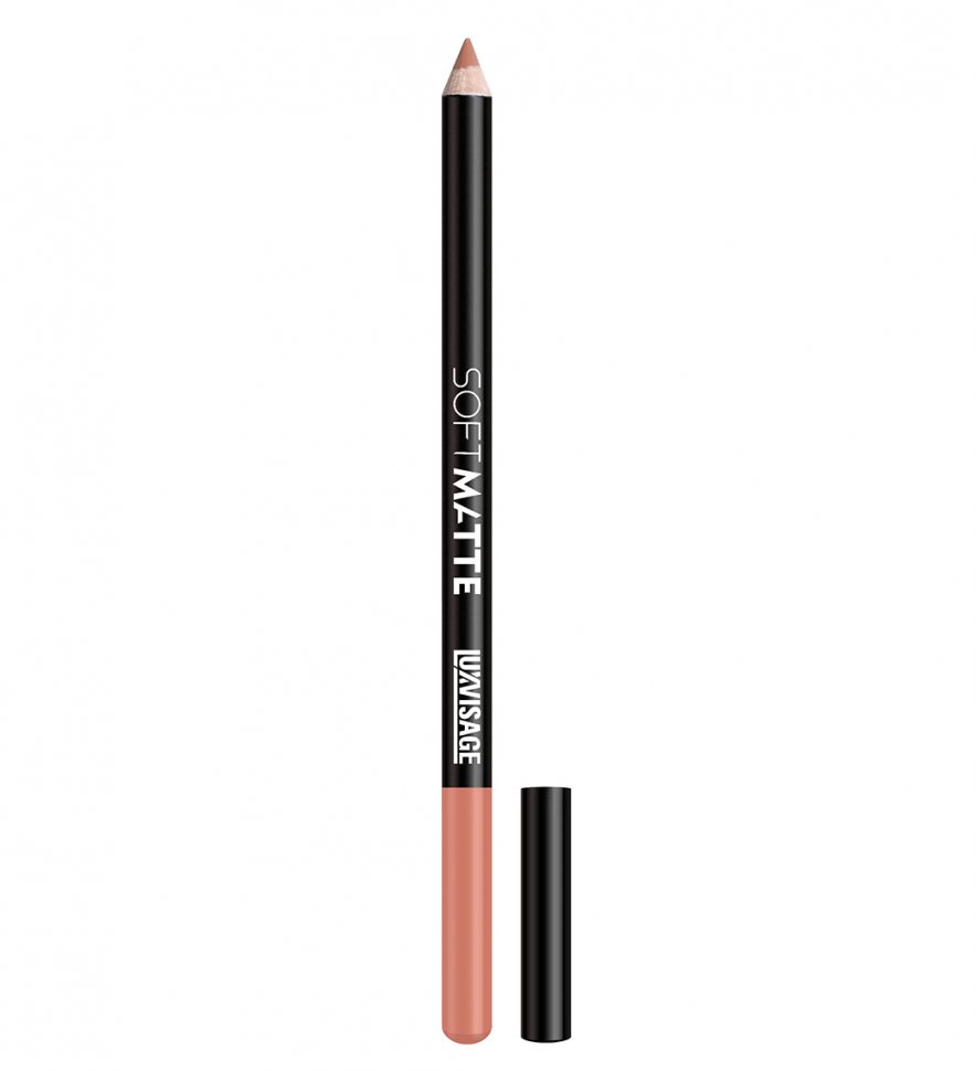 Карандаш для губ SOFT MATTE тон 608 Coral Beige Luxvisage   