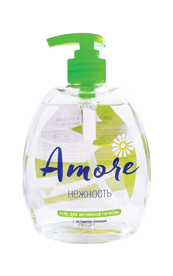 Гель для интимной гигиены AMORE нежность Romax, 300 г 