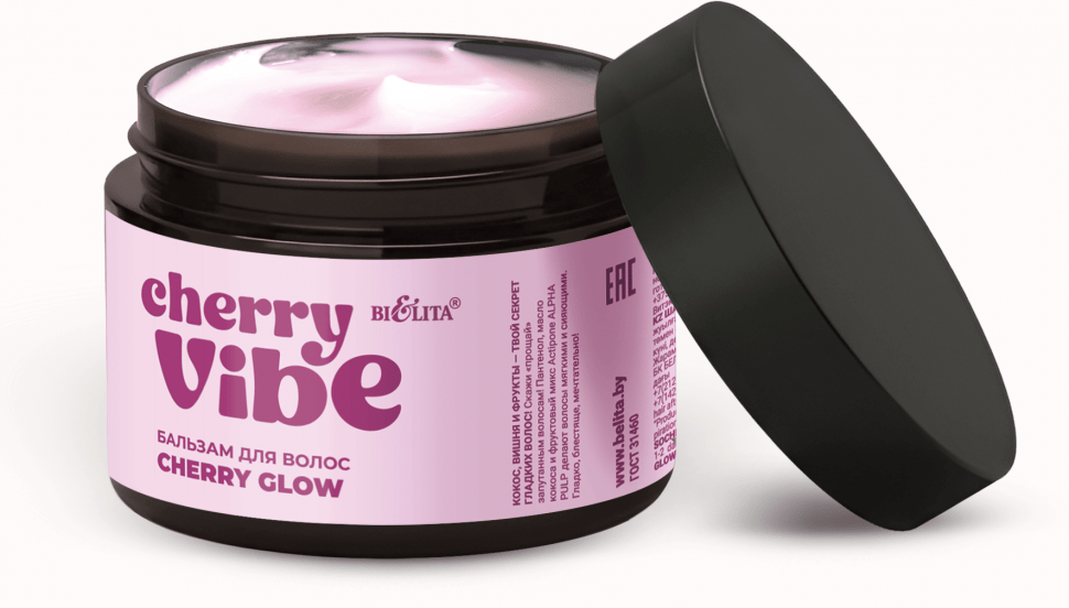 Бальзам для волос Cherry Glow Cherry Vibe Белита, 300 мл.