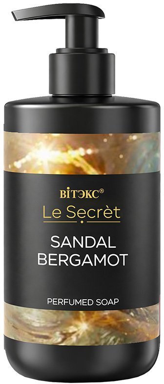 Парфюмированное мыло для рук и тела Le Secret SANDAL BERGAMOT Витэкс, 500 мл
