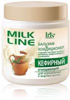 Бальзам-кондиционер «Кефирный» очищающий для нормальных и жирных волос Iris, 500 мл  