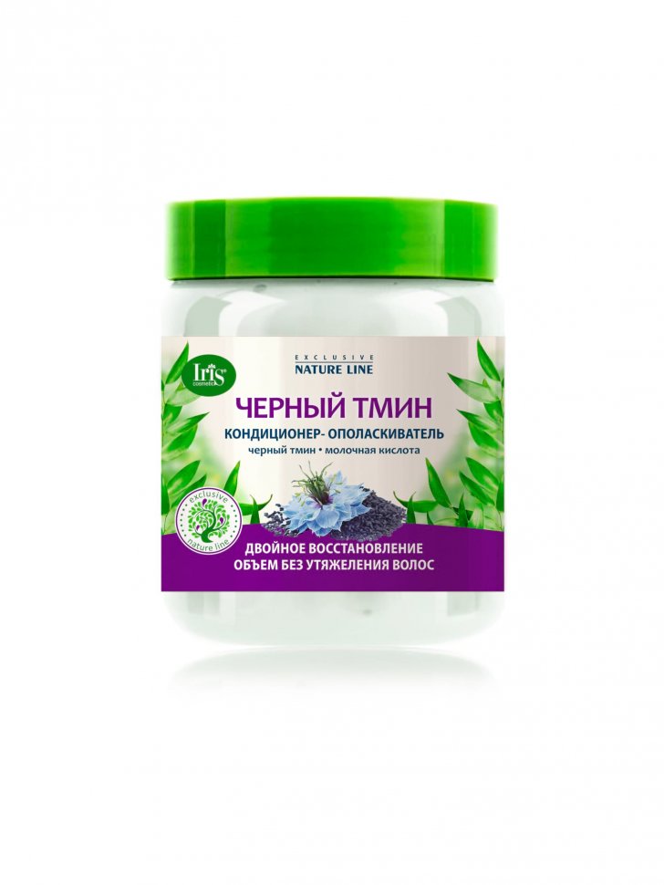 Кондиционер-ополаскиватель для волос "Черный тмин" EXCLUSIVE NATURE LINE Iris, 500 мл 