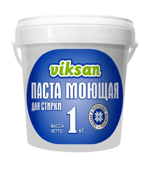Паста моющая для стирки белья VIKSAN Аквасан, 1 кг