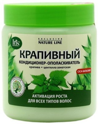 Кондиционер-ополаскиватель "Крапивный" EXCLUSIVE NATURE LINE IRIS, 500 мл