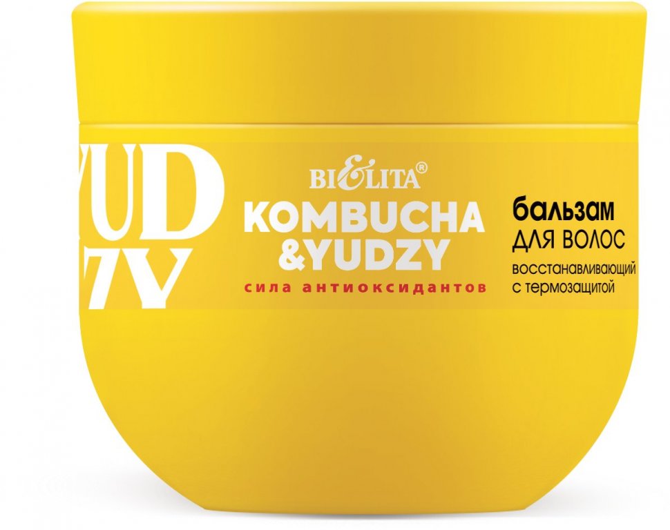 Бальзам для волос восстанавливающий с термозащитой Kombucha & Yudzy Витэкс, 280 мл
