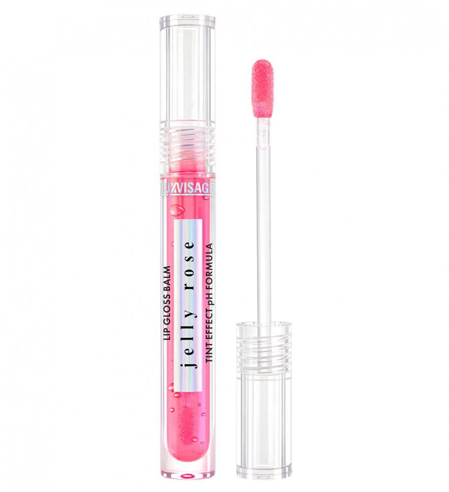 Блеск-бальзам для губ JELLY ROSE TINT EFFECT pH FORMULA тон 01 ROSEWATER LUXVISAGE 