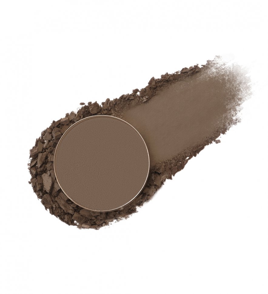 Тени для век тон 14 DARK BROWN COLOR MATT Luxvisage 