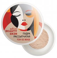 Пудра рассыпчатая Beauty Skin тон 02 beige Белита, 5.4 г 