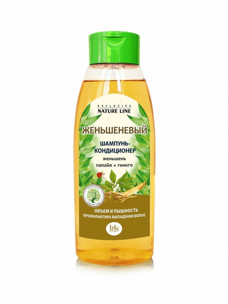 Шампунь-кондиционер "Женьшеневый" EXCLUSIVE NATURE LINE Iris, 520 мл  