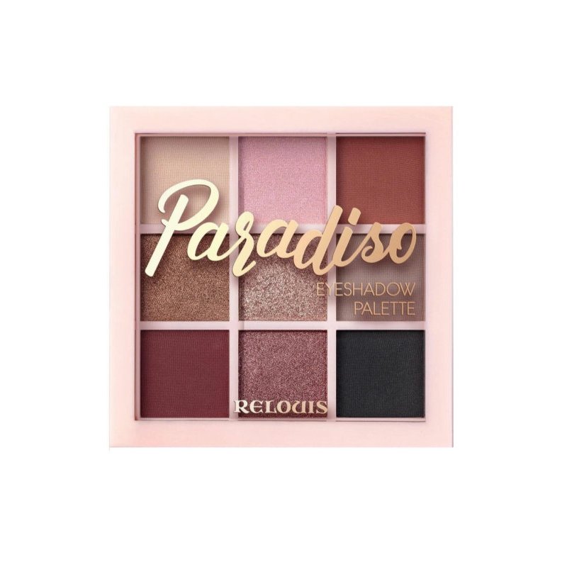 Палетка теней для век Paradiso 02 Cold RELOUIS, 9 г.